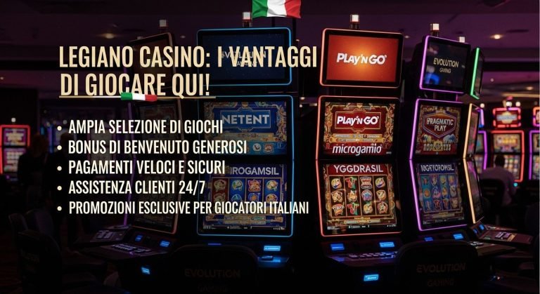 Recensione Completa del Legiano Casino Online con Bonus e Slot - panoramica