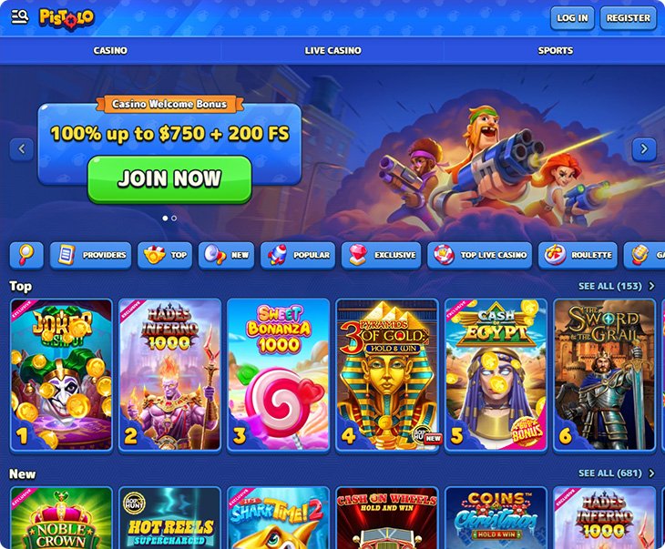 Pistolo casino app in Greece